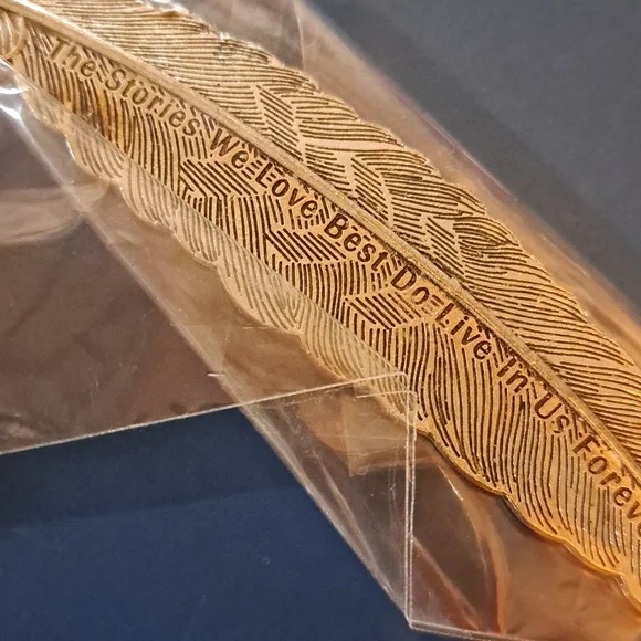 Harry Potter time turner key chain metal feather bookmark necklace bundle set - Picture 3 of 6